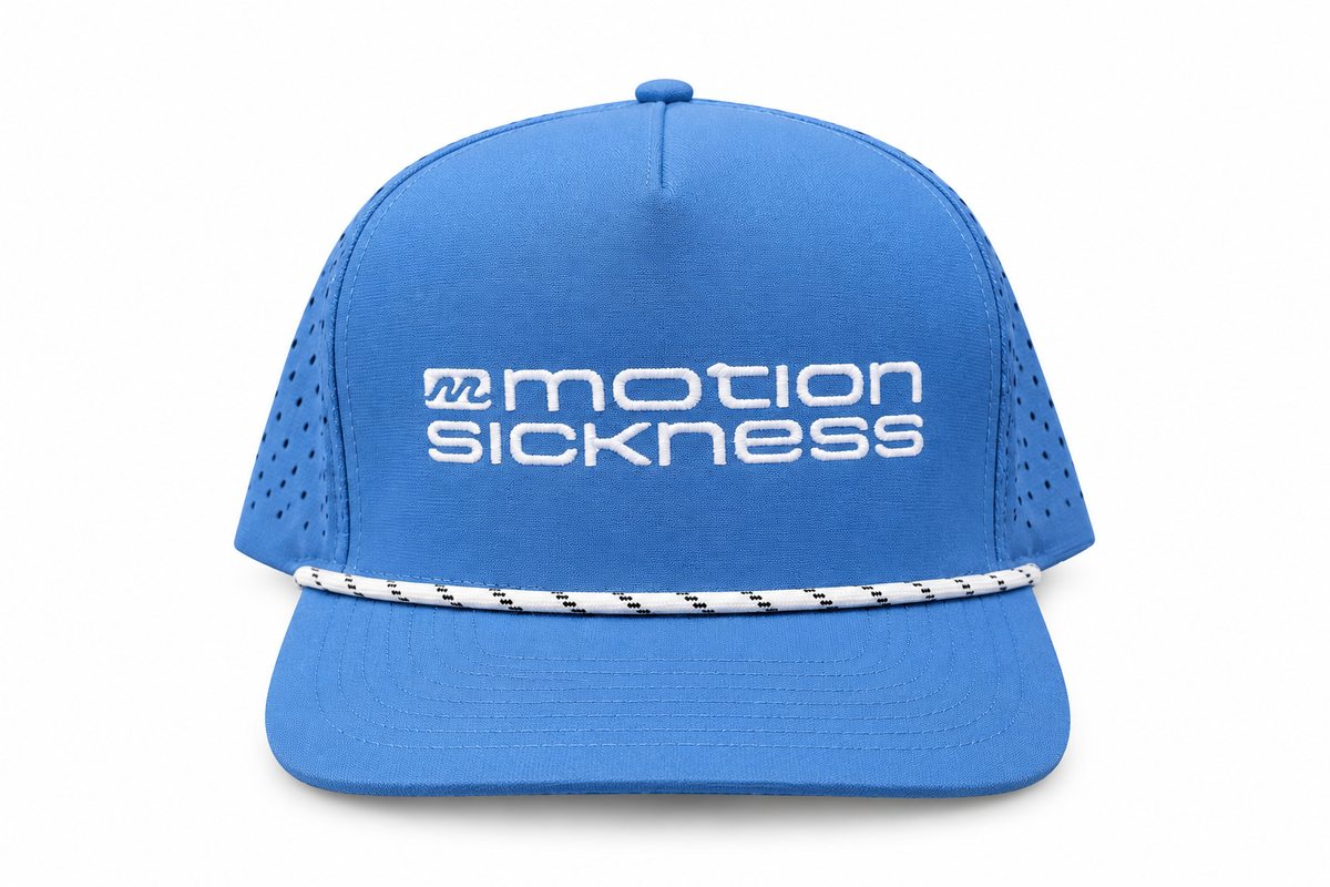 Motion Sickness Rope Hat - Blue