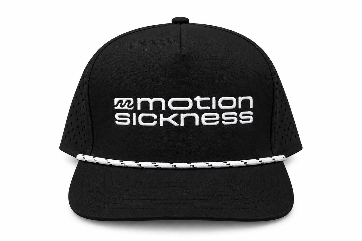 Motion Sickness Rope Hat - Black